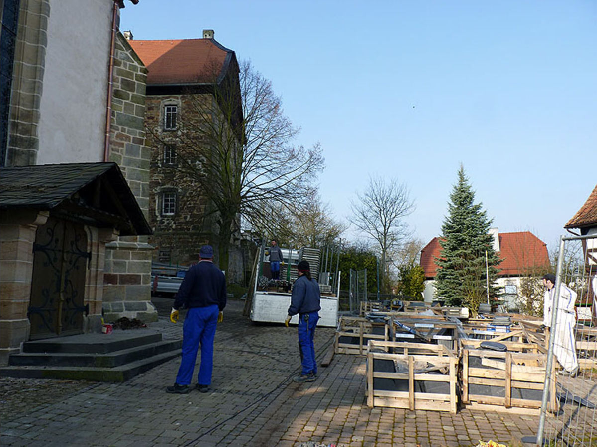 Kirchenrenovierung 2010 / 2011 (Foto: Karl-Franz Thiede)